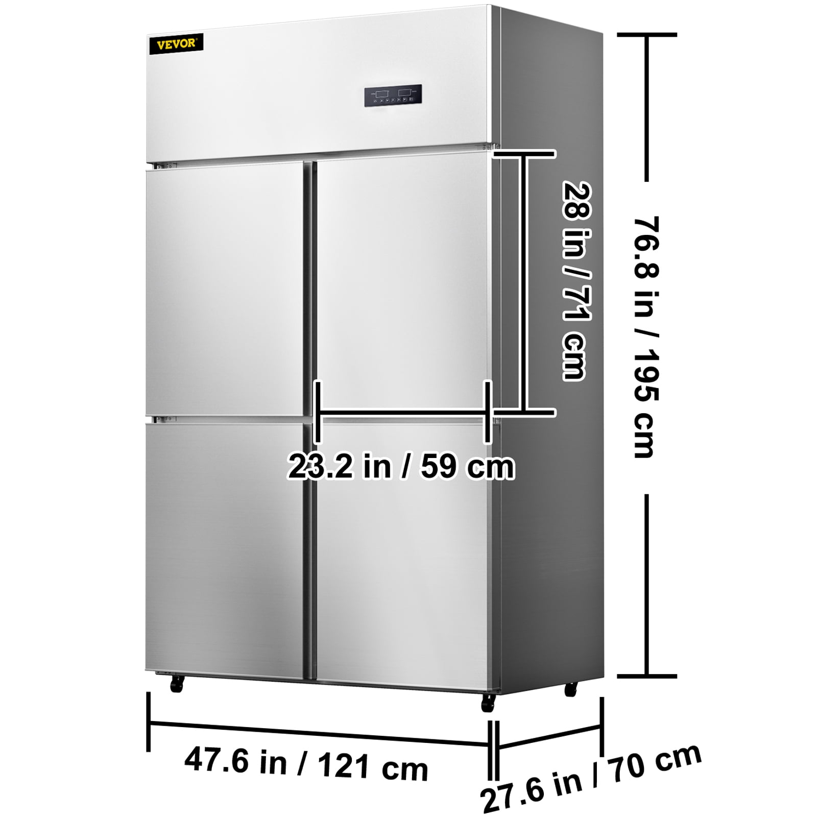 reach in deep freezer