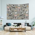 thumbnail image 4 of Coolnut Farm Animals Tapestry Aesthetic Tapestry Wall Hanging 90" x 60" Inches Home Decor Gifts, 4 of 6