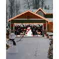 thumbnail image 4 of Garage Door Banner Cover 7 x 16 ft, Christmas Snowman Red Christmas Balls Pine Leaves Black Christmas Garage Door Decorations Holiday Christmas Backdrop Decor for Winter New Year Xmas Party, 4 of 6