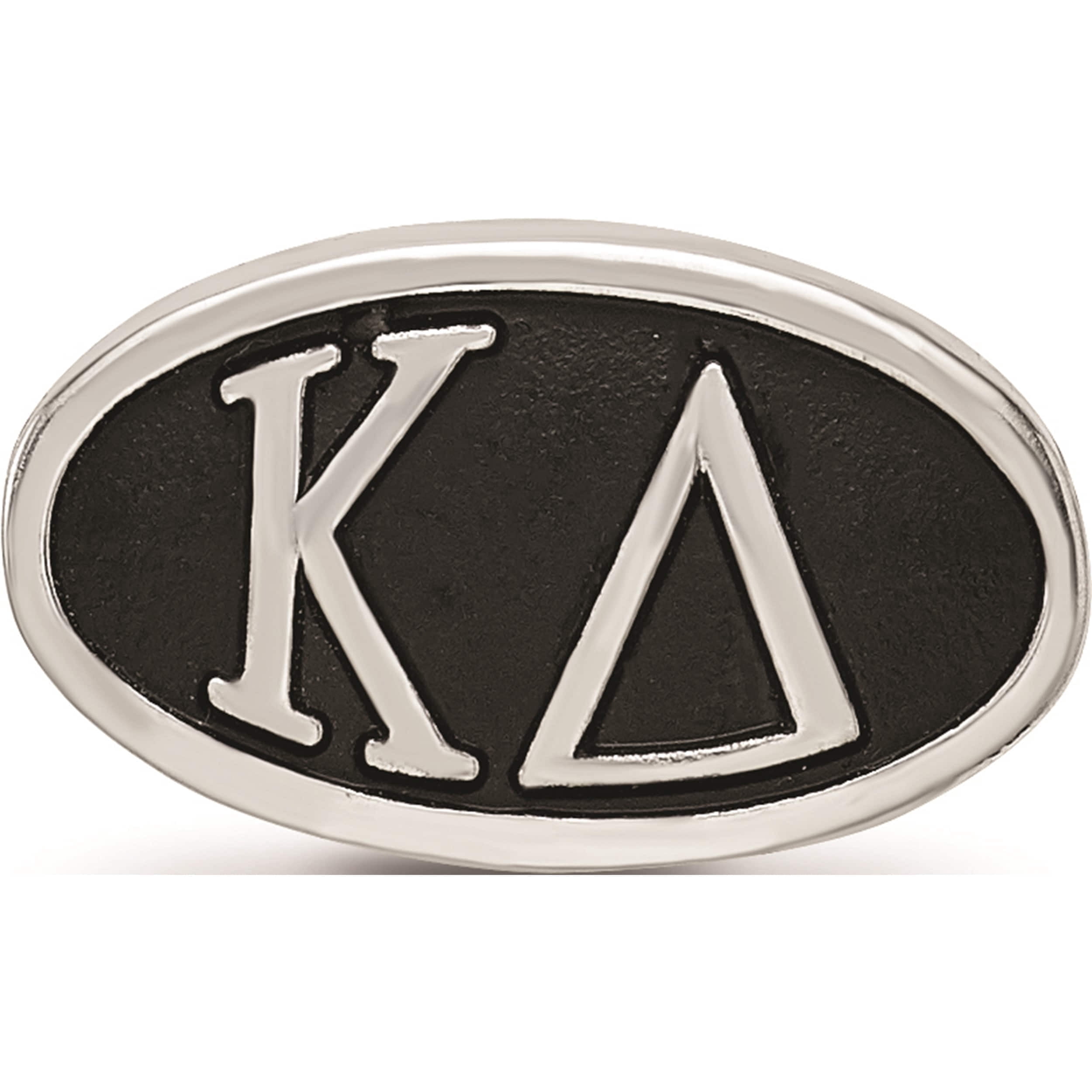 Sterling Silver Logoart Kappa Delta Oval Letters Bead (0.35 X 0.6) Made In United States kd002bd-ss