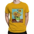 thumbnail image 2 of Sunflowers by Vincent Van Gogh Men's T-shirt, 2 of 3