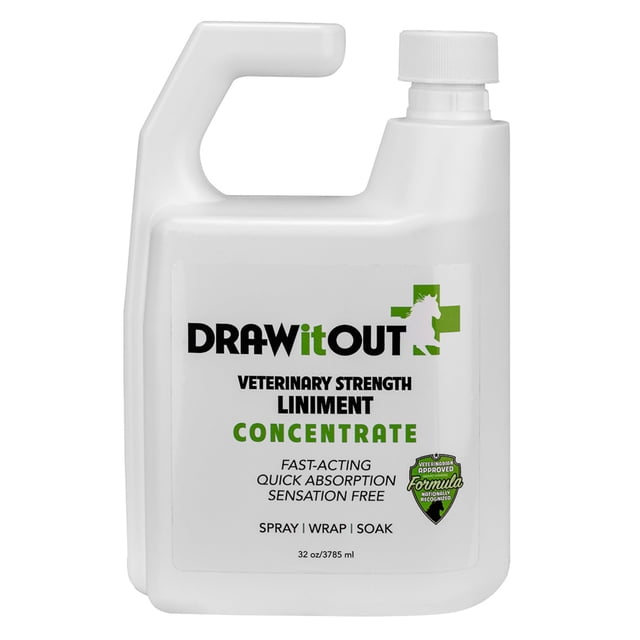 Spray linimento Draw It Out USA 3,8 L de uso veterinario