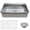 33" x 22" x 9", variant on ZIB 30” Undermount Kitchen Sink, 18 Gauge Stainless Steel Single Bowl with Noise Reduction & Easy Draining
