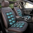 thumbnail image 2 of iMeshbean Car Seat Ventilation Mat Summer 3 Fans Single Cold Pad Multi-Function Cooling Pad Car Cushions Cool Down Ventilated Seat Cushion In Summer Fan Cool Seat Cushion, 2 of 7
