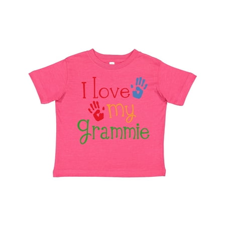 

Inktastic I Love My Grammie Gift Toddler Boy or Toddler Girl T-Shirt