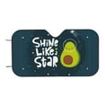 thumbnail image 7 of Balery Avocado In Space1 Windshield Sun Shade, Car Front Window Sunshade Cover ,Automotive Interior Portected Blocks Uv Rays For Car Pickup Truck Suv Accessories- Small, 7 of 7