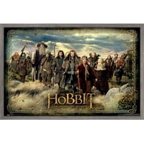 The Hobbit: An Unexpected Journey - Group Wall Poster, 14.725" x 22.375", Framed