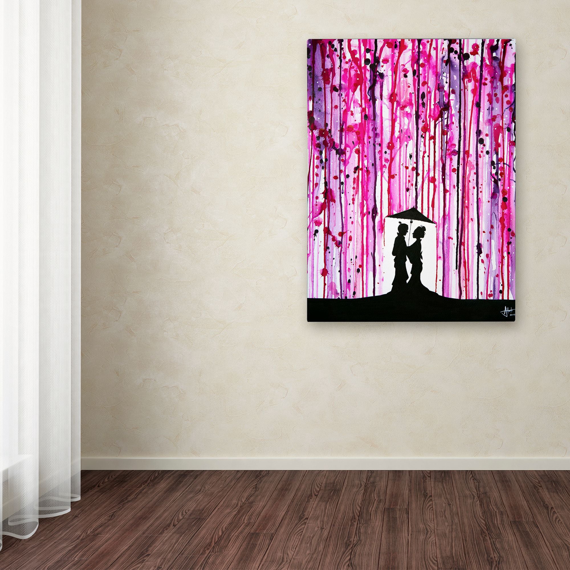 Trademark Fine Art 'Wild Blossoms' Canvas Art by Marc Allante
