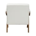 thumbnail image 5 of Baxton Studio Georgina Japandi Accent Chair, Walnut Brown, 5 of 10