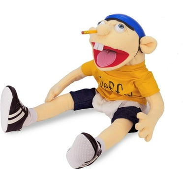 FlareFable 14.1" SML Jeffy Hand Puppet Plush Toys, Funny SML Puppets Toy with Working Mouth, Jeffy Stuffed Figures Toys, Interactive Toys, Great Birthday Christmas Gifts for Play House