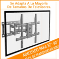 thumbnail image 3 of Soportes Monitor Tv Para 32-90 Mover Pantallas Apoyo 80kg Belug, Negro, 3 of 5