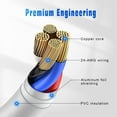thumbnail image 4 of Charger Cable 10ft Charging Cord,3-Pack USB C to L Cable Compatible with iPhone 14/13/12/11/Pro/Max/Mini/XR/XS/X/8/SE iPad AirPods Case, 4 of 7