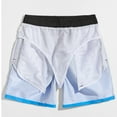 thumbnail image 5 of Mens Lightweight Quick Dry Swimming Trunks Fashion Gradient Drawstring Beach Short Pants with Pockets for Summer Vacation, 5 of 5