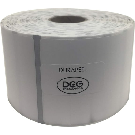 Blank DuraPeel Removable Label, 2 x 2 inch - 4 per case.