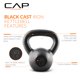 thumbnail image 3 of Kettlebell CAP Barbell de 9 kg de hierro fundido negro, 3 of 8