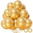 thumbnail image 1 of Globos KUULBELA de látex dorado metálico de 12 pulgadas (110 unidades), 1 of 7
