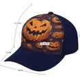 thumbnail image 2 of Halloween Pumpkin Baseball Cap Classic Golf Cap Soft Dad Hat Multicolor Adjustable Low Profile Hat Unisex, 2 of 6