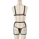 thumbnail image 4 of Conjunto de ropa interior de encaje sexy para mujer Sujetador hueco floral Panty Liguero Lencería, XXL Methold XX000185-05, 4 of 7