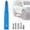 Blue, variant on RECON - .50 Cal Bullet Style Truck/SUV Aluminum Antenna 5" - Black (Fits OEM Factory Threaded Antennas)
