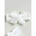 thumbnail image 5 of Coduop Ruffle Sleeve Romper Tutu for Baby Girl Bodysuit Tutu Dress with Headband, 5 of 7