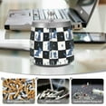 thumbnail image 6 of Yayeee Ashtray with Lid for Cigarette Smokeless Stainless Steel Home Ash Holder, Blue Cat Stars, 6 of 7