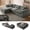 Grey, variant on Boneless Modular Sectional Cloud Couch, Compressed Sofa in a Box with Deep Seat & Oversized Chaise, L-Shaped Chenille Sofa for Living Room