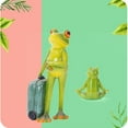 thumbnail image 3 of Fiudx Ofertas relámpago del día Ranas de resina para manualidades, sala de estar, escritorio, yoga, dormitorio, decoración del hogar, 3 of 7