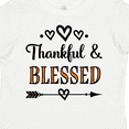 thumbnail image 4 of Inktastic Thanksgiving Greeting Thankful Blessed Girls Toddler T-Shirt, 4 of 5