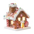 thumbnail image 2 of Figura colgante de casa navideña iluminada, decoración de de Navidad, decoración navideña de pan de jengibre para ventana, hotel, porche, Estilo C, 2 of 8