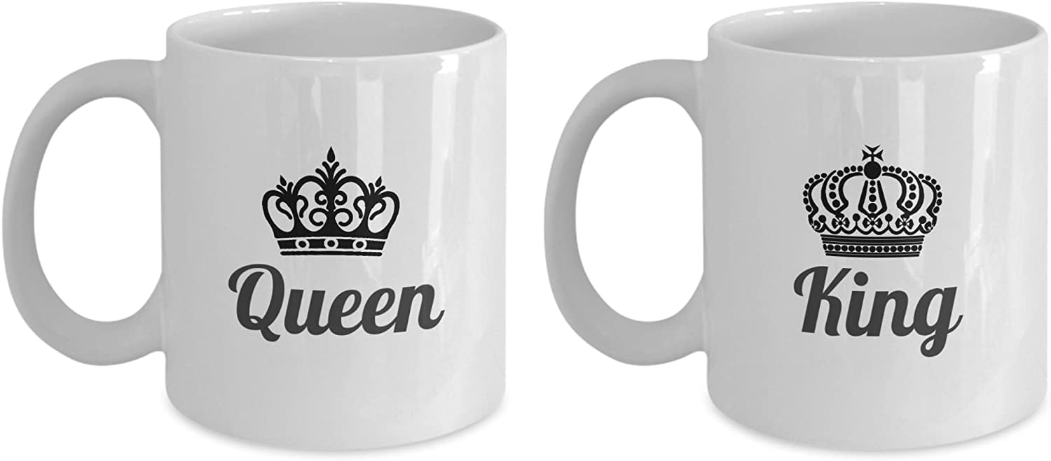 King and Queen Mug King Mug Set Queen Mug Set Couples Gift Set