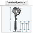 thumbnail image 4 of Ducha de Masaje Multifuncional 4 en 1 | Cabezal de Mano Alta Presión | 3 Configuraciones | 5 Filtros Anti-Calcáreo | Manguera 120cm, 4 of 5