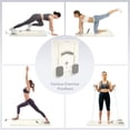 thumbnail image 3 of Fitvids 5 in 1 Multi Purpose Pilates Reformer Board Set and Core Trainer, White, 3 of 7