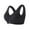 Black, variant on Women's Comfortable And Traceless Underwear G Summer Ultra Thin Style Large Chest Small Shrinking Chest Folding Sagging Bra For Women Padded Bras