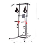 Body Champ VKR2078 5-in-1 Power Tower and Dip Station, Home Gym Equipment