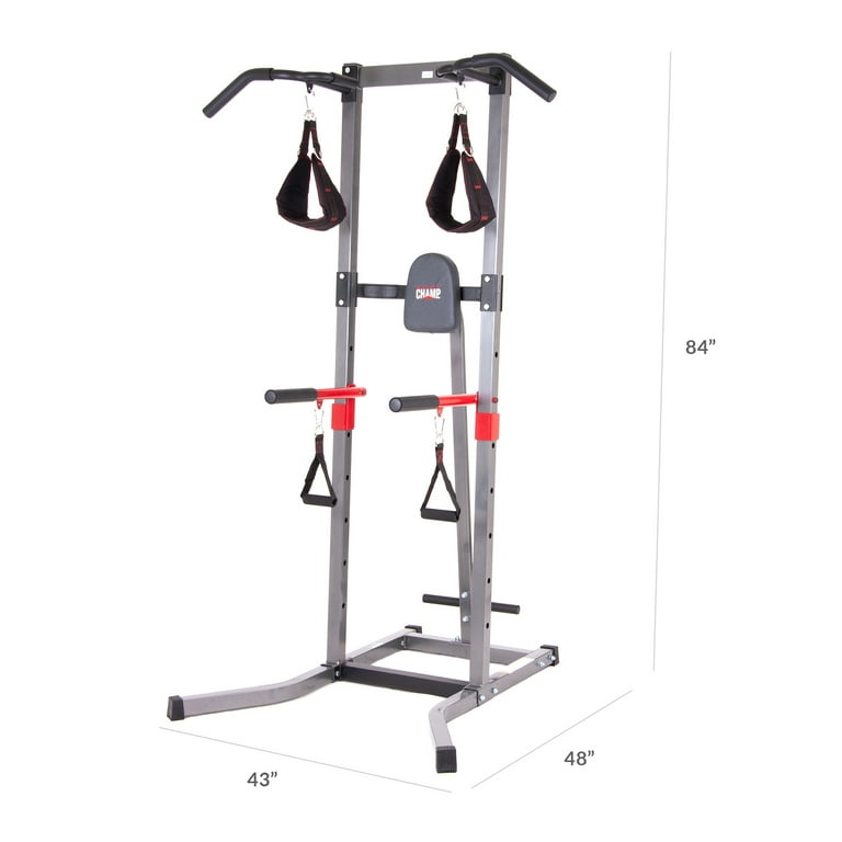 Body Champ VKR2078 5 in 1 Power Tower and Dip Station Home Gym