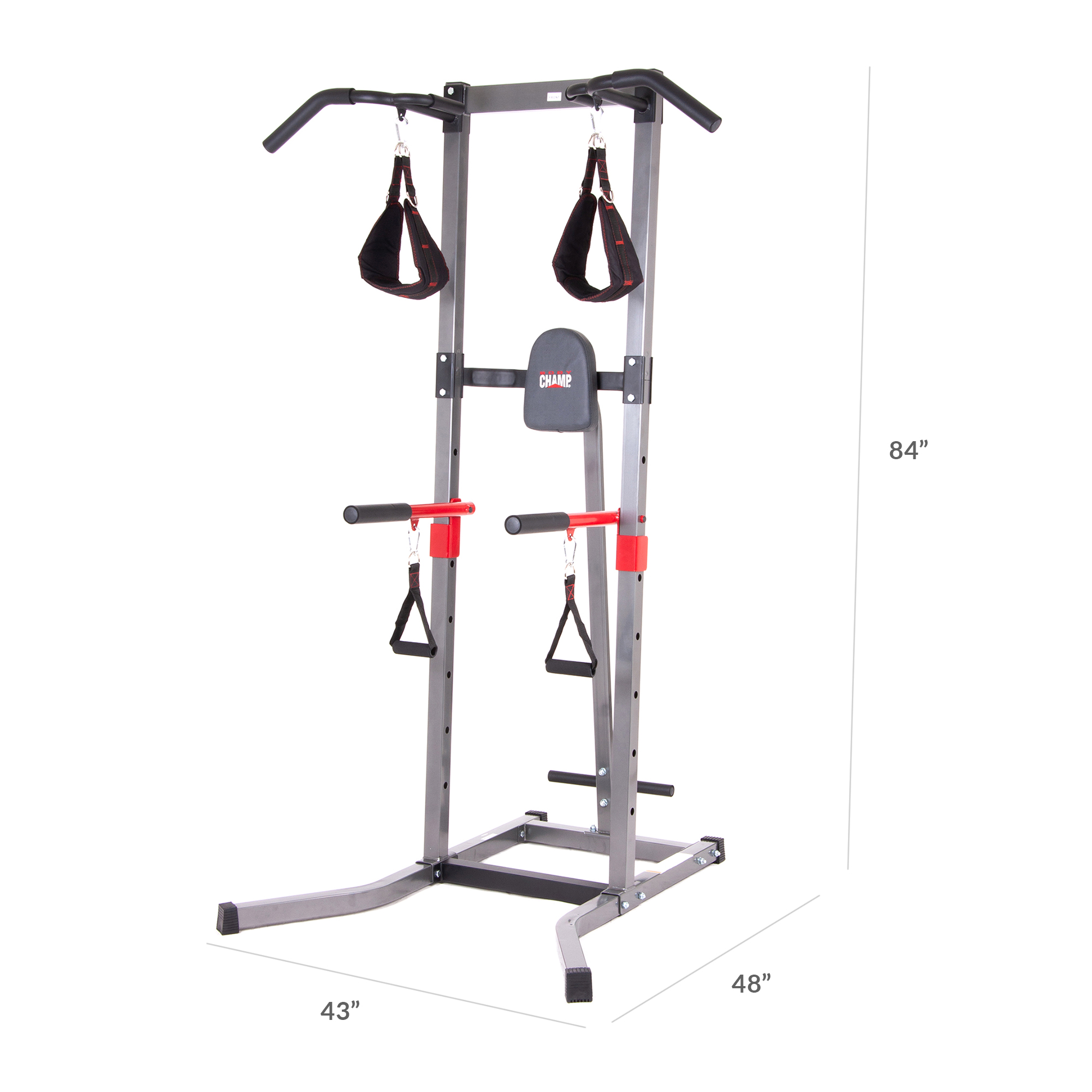 Body Champ VKR2078 5-in-1 Power Tower and Dip Station, Home Gym Equipment - image 5 of 9