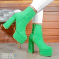 thumbnail image 1 of Bota Modelo 5599 Chic Choes para Dama color Verde SBSC 5599-, 1 of 1