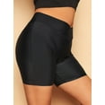 thumbnail image 2 of Rosegal for WomenPlus Size Tulip Waist Boyleg Beach Shorts Black 4X, 2 of 6