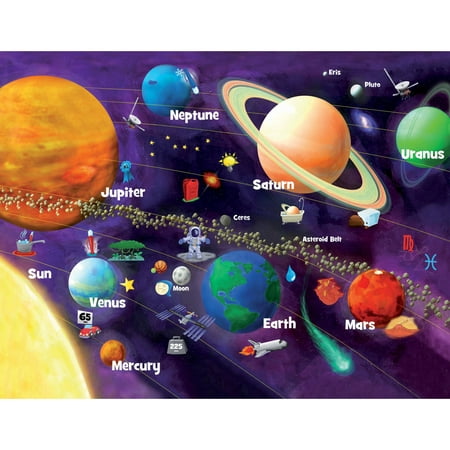 MasterPieces Solar System Glow 60 Piece Puzzle (World's Best Puzzle Roll Up System Review)