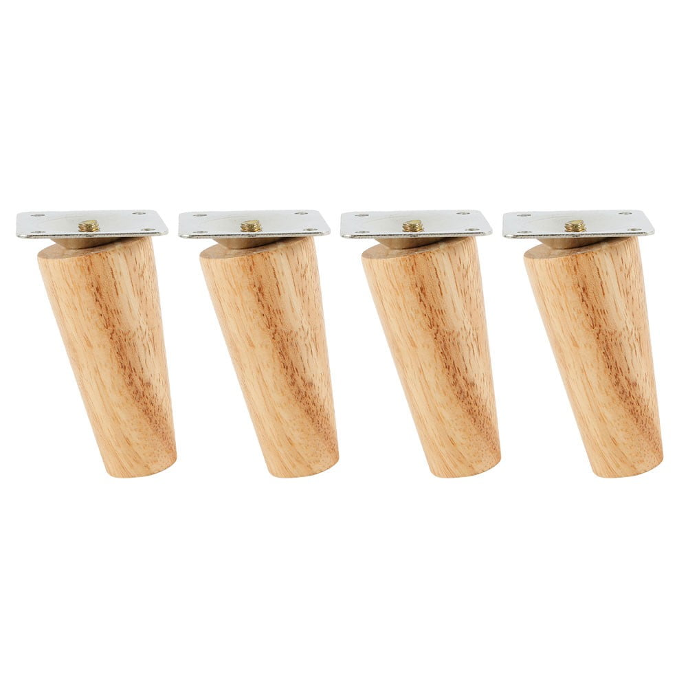 4 Pcs Sofa Leg Furniture Leg Screw Solid Wood Leg Wooden Table