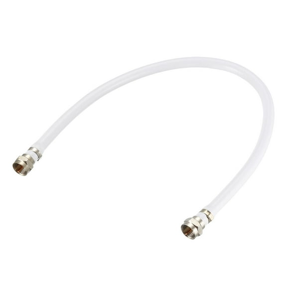 Uxcell RG6 Coaxial Cable With F Type Male to F Type Male Connectors 2 ft