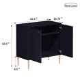 thumbnail image 2 of Boyel Living Buffet 2 Portes Rangement Cuisine, Armoire Moderne Console, Buffet pour Salon, Bleu, 2 of 10