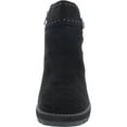 thumbnail image 2 of Anne Klein Womens PAMELA Faux Suede Studded Ankle Boots, 2 of 3
