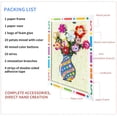 thumbnail image 3 of Z52LingLing Decoration Kids' Button Flower Bouquet DIY Kit – 13x9.6" Multicolor Plastic Craft Set for Mother's Day & Educational Fun, 3 of 8