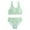 Z3-Green, variant on Staki Girls' Bikini Set Girls Swimsuit Bikini Set 2 Piece Bathing Suit Tiered Ruffled Contrast Trim Adjustable Straps Girls Swimwear 7Y,8Y,9Y,10Y,11-12Y(Pink,7-8 Years)
