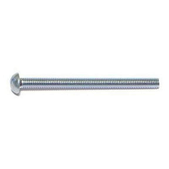 #10-32 x 2-1/2" Zinc Slotted Round Head Machine Screws MSCRS-448 (20 pcs.)