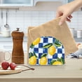 thumbnail image 2 of Yayeee Napkin Holder for Table Kitchen Paper Tissue Organization, Lemon Checkered, 2 of 8