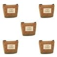 thumbnail image 2 of maskred Wallets Cartoon Floral Zipper Cases Small Money Purses Key Embroidery Fashionable Bags Gift Girl Brown None 5Set, 2 of 6