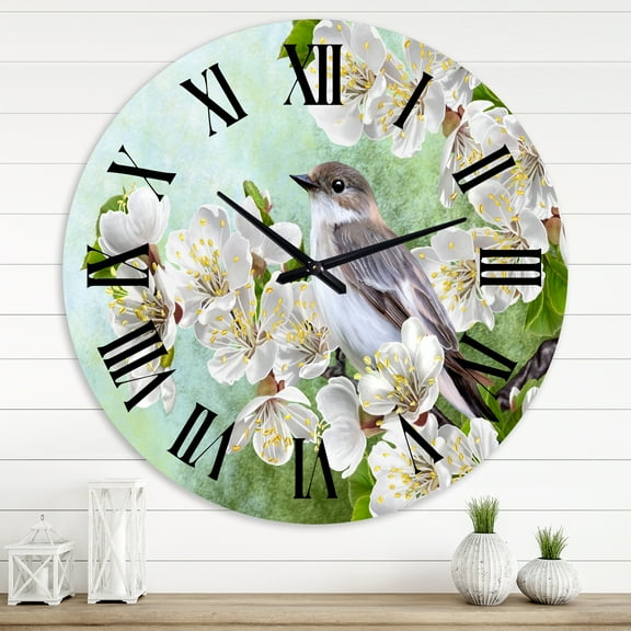 Designart 1 in Quartz Traditional Wall Clock