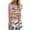 Pink, variant on IROINNID Summer Comfy Tops For Women Summer Printed Round-Neck Short Sleeve Tops Blouse Spring